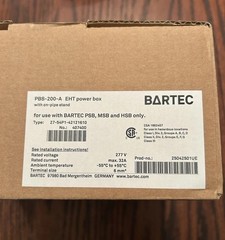 Bartec PBS-200-A. EHT power Box.