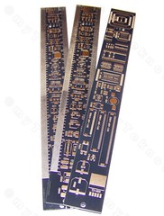 3x NEW 20cm Length Engineering Ruler for Electronic Design in Black/Gold Color