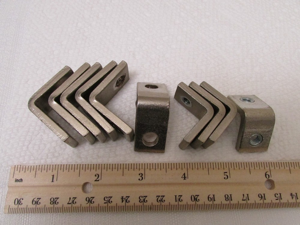 (10) Copper Bus Bar Corner Pieces 3/16ths Inch Thick for Power-Ten Power Supply