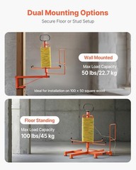 Portable Wire Dispenser Rack with Anti-Slip Handle – Ideal for Wiring Transport