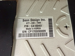 Seon Camera Wedge CA1004EI CA10 Coach Security with Mount
