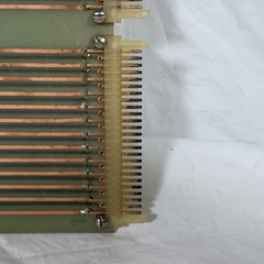 Vintage FUBA PH-41: 6 A 51 Connector Board, Industrial Gold Plated Bus Bar 1011