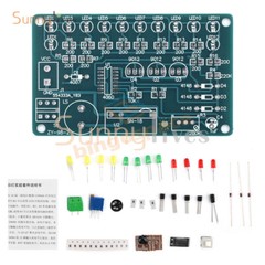 Soldering Practice CD4060 SMT Music Circuit Board LED Electronic Project DIY Kit