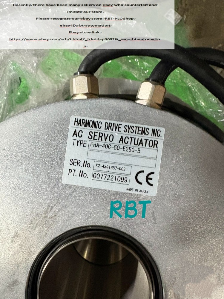FHA-40C-50-E250-B Servo motor used
