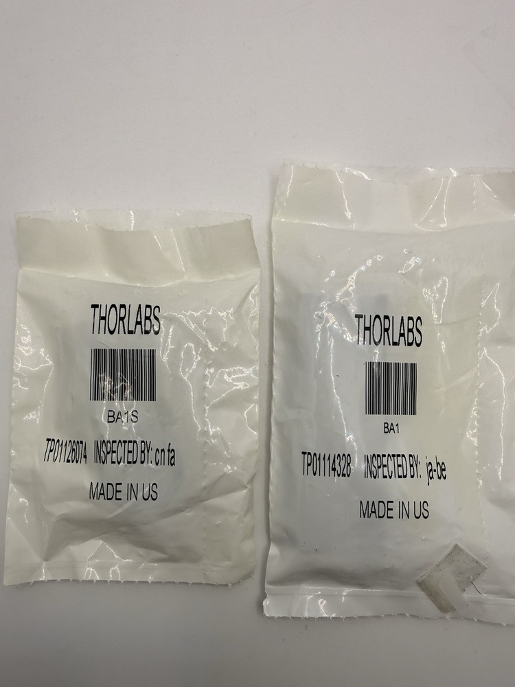 2x Thorlabs BA1 & BA1S Mounting Base Plate Lot- Optical Breadboard Lab Hardware