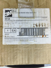 3M 5513A QS-III COLD SHRINK INLINE SPLICE KIT 80-6112-1790-4 9M22A FREE SHIPPING