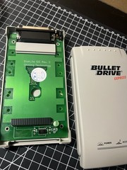 Bullet Drive PCMCIA IDE Hard Disk Enclosure Case Software Disks NEW CANADA