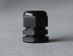 White/Black Nylon Plastic Waterproof Cable Connectors Gland PG7/PG9/PG11-PG48