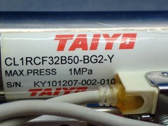 TAIYO CL1RCH50B50-00-Y HYDRAULIC PNEUMATIC CYLINDER MAX. PRESS: 1MPA 0825005