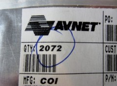 (2072 pcs) IC FLASH MEM 8 MBIT FBGA 48 S29AL008D H2582854-S29AL008D90BAI020