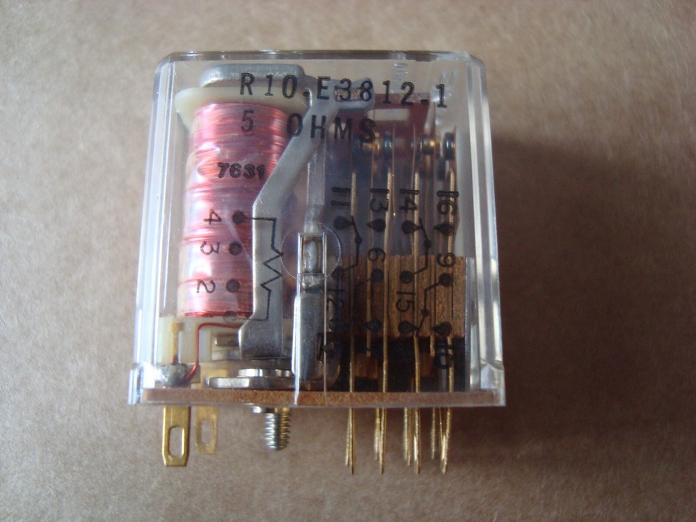 Potter & Brumfield R10.3812.1 – 5 Ohm Power Relay – R10 Series-