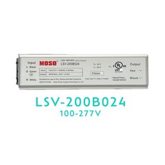 MOSO LSV-200B024 LED Driver Ballast 200W – 24VDC IP67 Waterproof