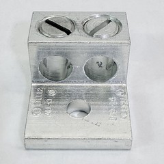 ( BOX OF 12 ) ILSCO AU-0 Two Conductor Mech lug W.R 1/0 – 14 B.Z 1/4
