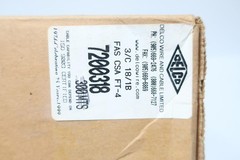 Delco 30-333 Fire Alarm Cable 3/c 18/1b Fas Csa Ft-4 200ft