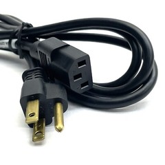 AC Power Cable PC Computer Desktop 6FT / 3-Prong Extension Cord C14 to IEC 3FT