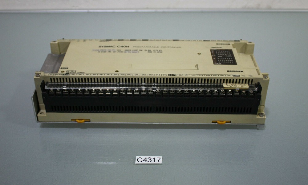 Omron C40H-C5DT-DE-V1 Sysmac C40H Programmable Controller (C4317-A39)