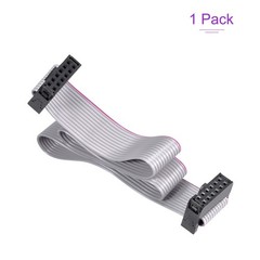 12Pins 30cm IDC Wire Flat Ribbon Cable FC to FC Jumper Wire for Computer LED DVD