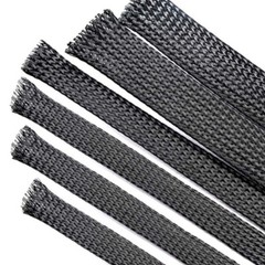 1-100mm Black TIGHT Braided PET Expandable Sleeving Cable Wire Sheath Mesh Tube
