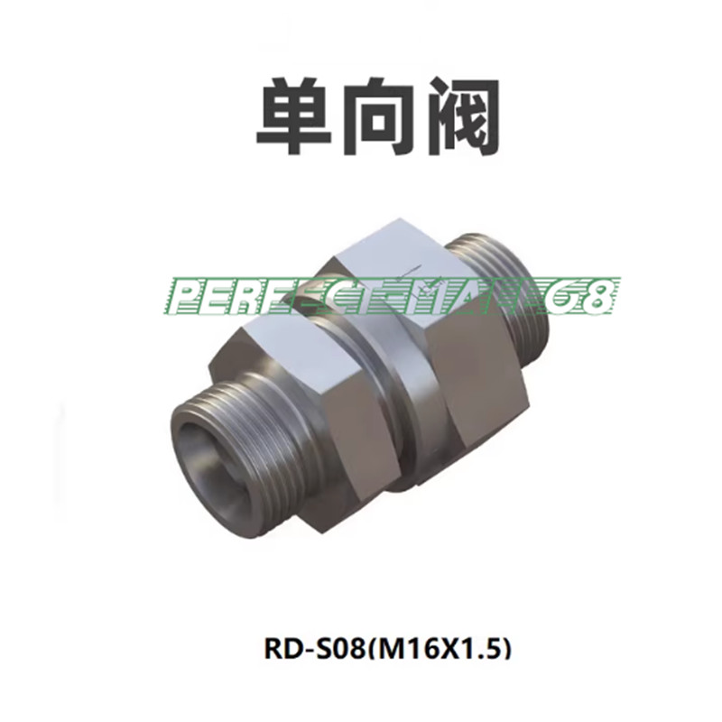 1PC NEW FIT FOR RD type hydraulic one-way valve RD-S08 M16*1.5