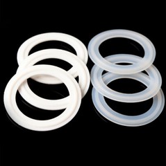 Silicone / PTFE Sanitary Clamp Gasket ID 15-197mm Tri Clamp Ferrule Pipe Fitting