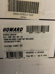 Howard Lighting HL-SLP-1500-MH-M4-C0 Sports Light