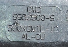 CMC SSBC500-S 4port 500KCMIL-12AL-CU