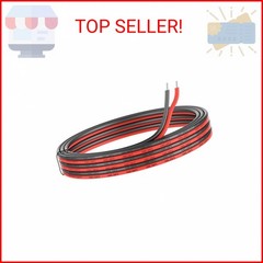 EvZ 16 AWG Silicone Wire, 33ft Ultra Flexible 2-Pin Parallel Zip Cord, 252 Stran