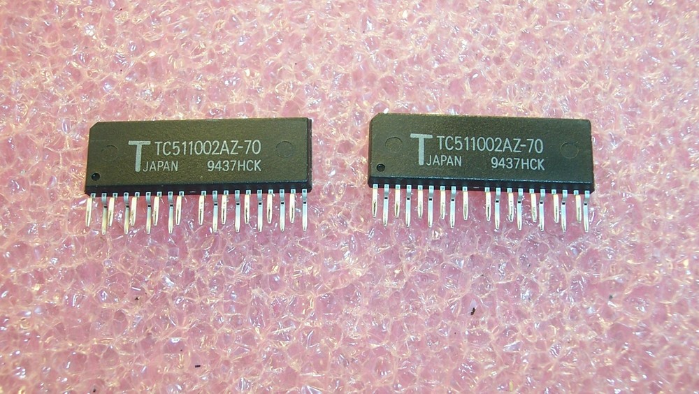 QTY(20) TC511002AZ-70 TOSHIBA 20 PIN ZIP 1Mx1 STATIC COLUMN MODE DRAM NOS 1 TUBE