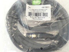 Monoprice Stage Right 18673 XLR Male to XLR Female 10′ Cable, 16AWG, Gold Pla…