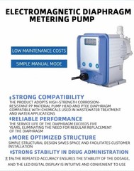 Electromagnetic Diaphragm Metering Pump Corrosion-Resistant Metering Pump