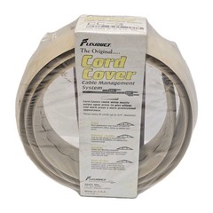 Flexiduct Geist CC-3 Cord Cover Cable Management Beige 6ft Fits 5/16″ Cables