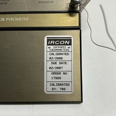 IRCON MODLINE R-25F05-001 TWO COLOR PYROMETER AC-227