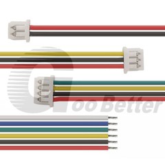 JST-SH 1.25mm Pitch Female Plug Connector Cable Wires 2/3/4/5/6/7/8/9/10 Pin