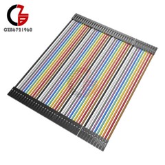 40x Dupont wire 10cm Cables Line Jumper 1p-1p pin Connector Female to Female