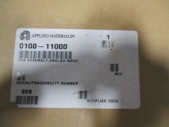 AMAT 0100-11000 Analog Input Board Card PCB, PCB ASSEMBLY, 105774