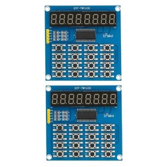 2X TM1638 LED Display 8Bit Digital Tube Module 16 Keys Keyboard for Arduino DIY