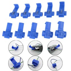 50PCS Lock Wire Electrical Cable Connectors Quick Splice Terminals Crimp