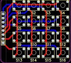 4×4 Matrix Array Keypad Keyboard Module 16 Button Momentary Tactile Switch
