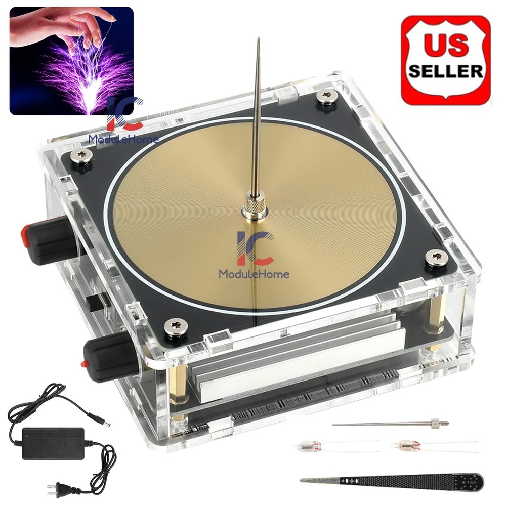 AC110-220V Dual Mode Music Tesla Coil Music Box Artificial Lightning Touchable