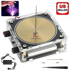 AC110-220V Dual Mode Music Tesla Coil Music Box Artificial Lightning Touchable