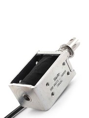 AC 220V 6mm 100g Open Wired Solenoid Traction Electromagnet Actuator
