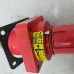 PowerSafe L1 P3 Power Connector Panel Mount 500 Amp IP67 1000 Vac Red *USED