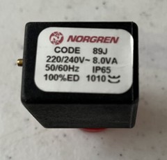 NORGREN 89J Coil CODE 89J 220/240V 8.0VA 50/60Hz IP65