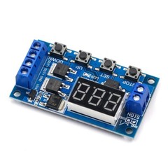 DC12V 24V Dual MOS LED Digital Time Delay Relay Trigger Cycle Timer Delay Switch