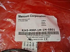 Mencom RJ45-MMP-1M-1M-SB01 Cat5 E Cable ETL to TIA/EIA-568-B Cat 5 Nib New