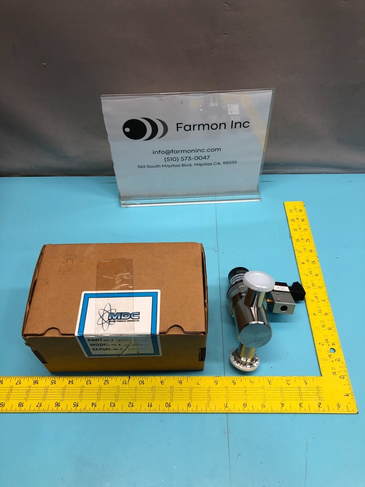 AMAT 3870-02571 Valve Pneu Inline NW40/NW40 24VDC Air Co, MDC KIV-100-P, 159729