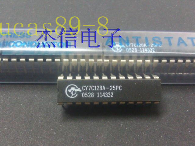 1PCS CY7C128A-35PC CY7C128A DIP-24 2K x 8 Static RAM CYPRESS