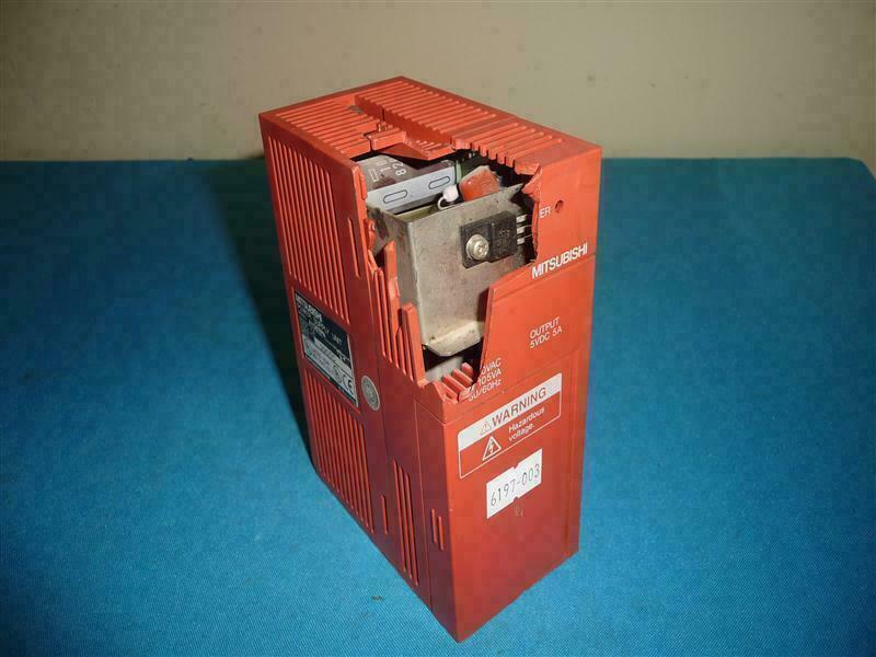 Mitsubishi A1S61PN Power Supply Unit w/ Breakage As Is