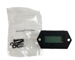 Trumeter 3400-MAX-LV Totalizing Counter 4-30 VDC 2-Hole 1/4” Spade Terminal NEW