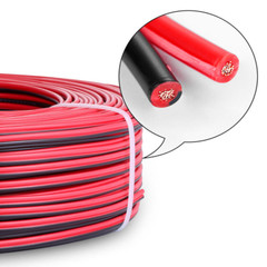 Twin 2-Core Flexible PVC Cable Wire 2 x 0.3mm² 0.5mm² 0.75mm² 1mm² – 2.5mm²